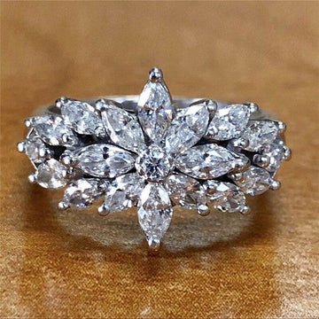 Novel Design Aesthetic Flower Design Fine Jewelry Ring - The Jewellery Supermarket